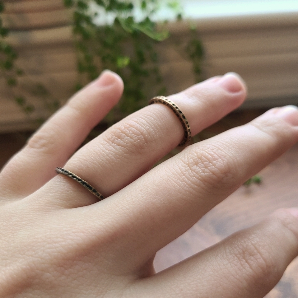 Dainty ring set